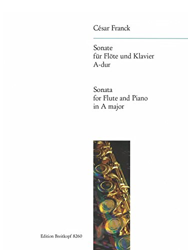 Sonate A-dur - Ausgabe für Flöte und Klavier (EB 8260) von Breitkopf & Härtel